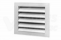Решетка наружная усиленная с фиксированными жалюзи