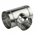 Тройник для круглых воздуховодов для воздуховодов из нержавеющей стали