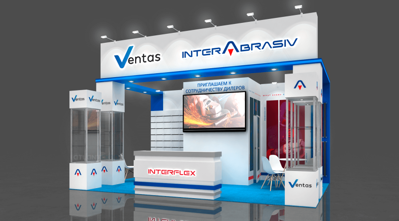 Совместный стенд Ventas и Inter Abrasiv на выставке MITEX 2023