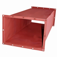 Воздуховоды прямоугольного сечения из черной стали прямой участок, длина от 500 мм до 1250 мм, толщина 1,5 мм