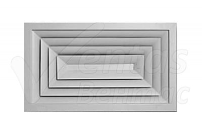 Диффузор потолочный прямоугольный четырехстороннего распределения (VA-SCD)