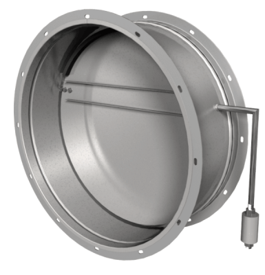 Обратный клапан круглого сечения тип КО 400