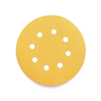Круг шлифовальный на липучке INTERFLEX 125 (AP215C) P220 8 отверстий