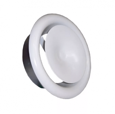 Диффузор вытяжной металлический с фиксирующим кольцом DVS- 100