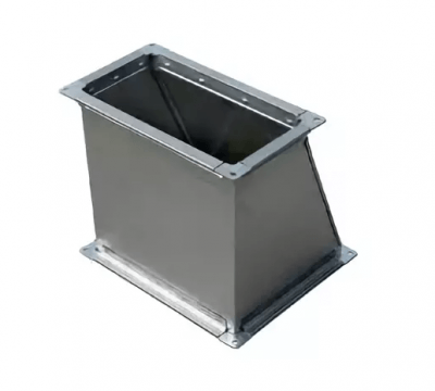 Переход с прямоугольного сечения на прямоугольное до 1500x1500/30