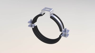 Хомут для крепления труб с ПВХ