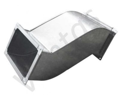 Утка прямоугольного сечения из нержавеющей стали AiSi 321 0,8 мм 