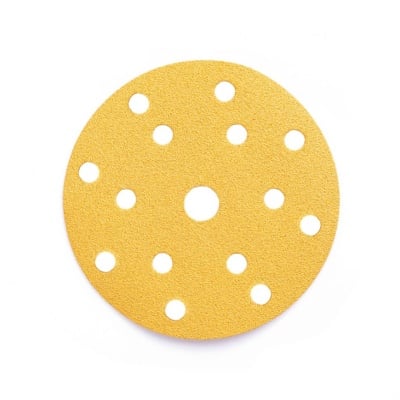 Круг шлифовальный на липучке INTERFLEX 150 (AP215C) P120 15 отверстий 