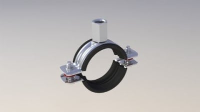 Хомут с комбинированной гайкой NKSC050 2" 60-66 М8/М10 NORM